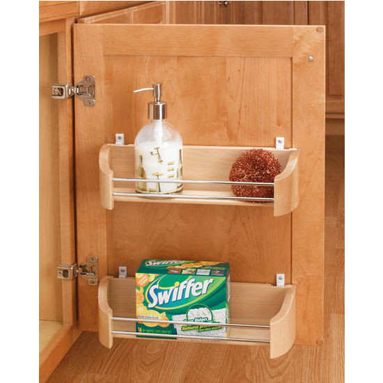 Kitchen Cabinet Door Organizer
 Cabinet Organizers Rev A Shelf Wooden Door Storage Trays