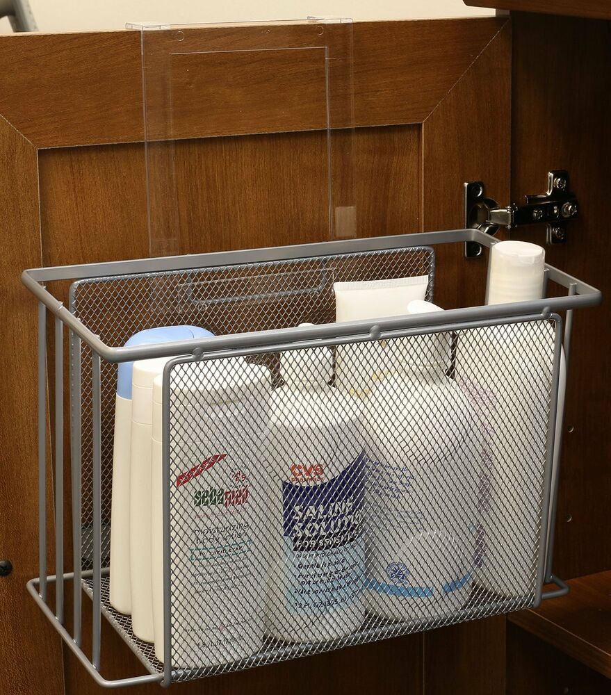 Kitchen Cabinet Door Organizer
 Over Door Basket Organizer Cabinet Under Sink Storage