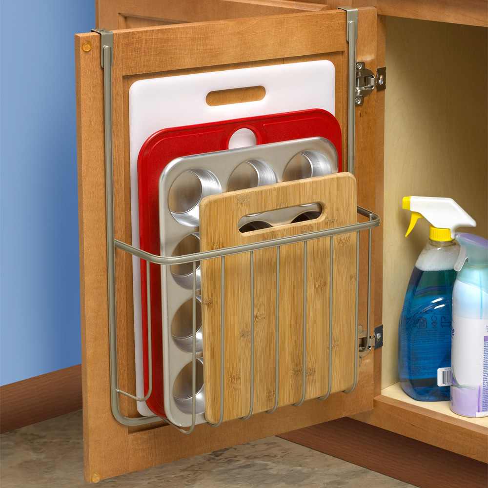 Kitchen Cabinet Door Organizer
 Bakeware Organizer in Cabinet Door Organizers