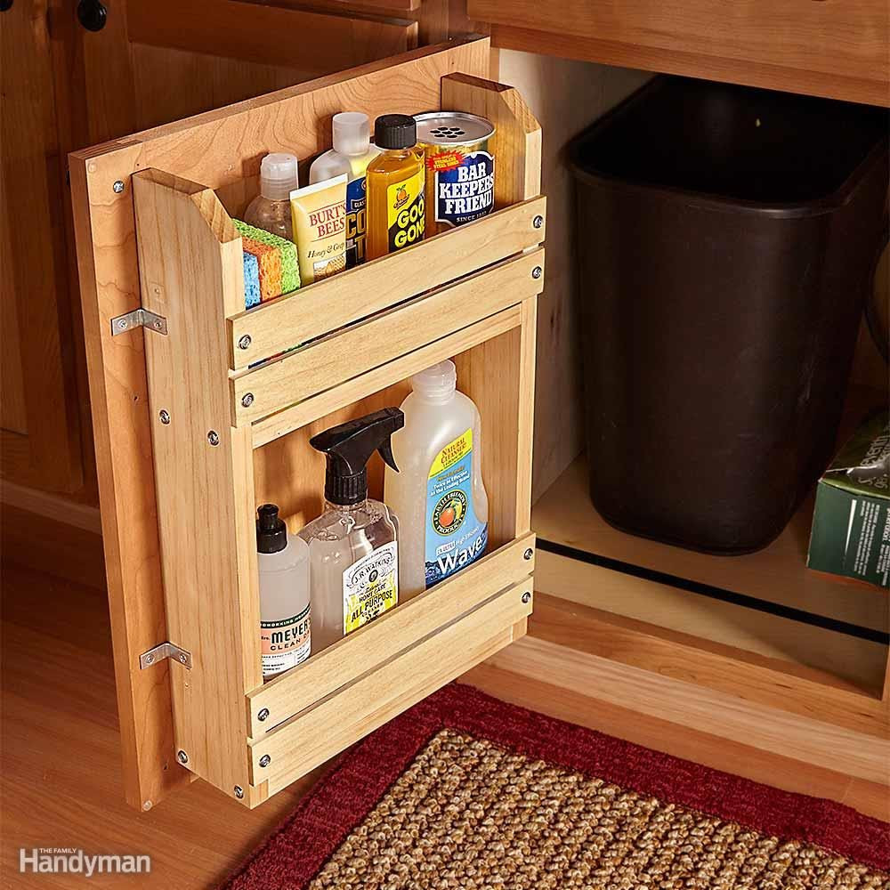 Kitchen Cabinet Door Organizer
 18 Inspiring Inside Cabinet Door Storage Ideas