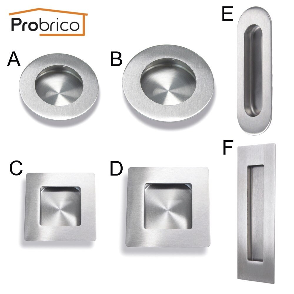 Kitchen Cabinet Door Pull
 Probrico Stainless Steel Recessed Kitchen Cabinet Door