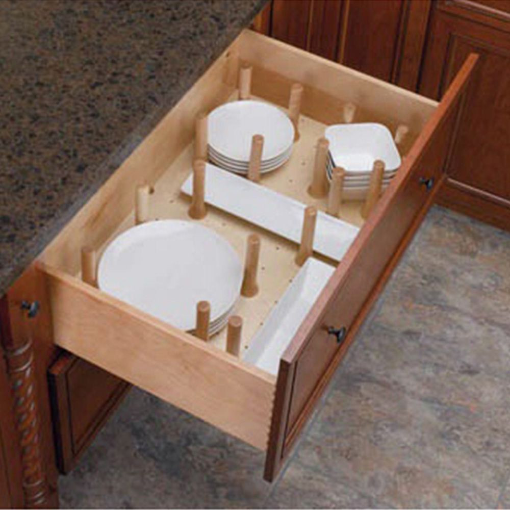 Kitchen Cabinet Drawer Organizers
 Peg System Kitchen Drawer Organizer Inserts Rev a Shelf