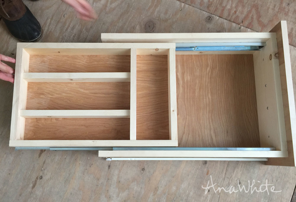 Kitchen Cabinet Drawer Organizers
 Kitchen Drawer Organizer Adding a Double Drawer to