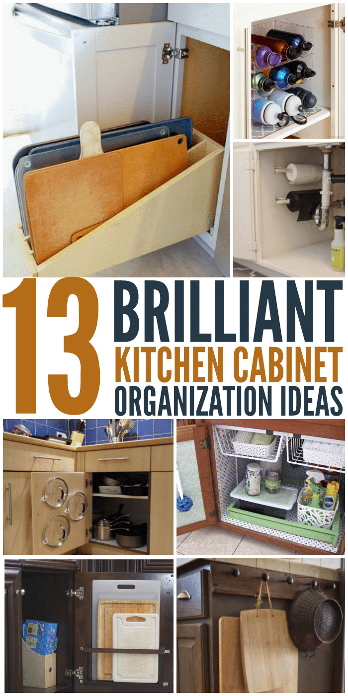 Kitchen Cabinet Organizing Products
 Kitchen Hack Storing Plastic Grocery Bags