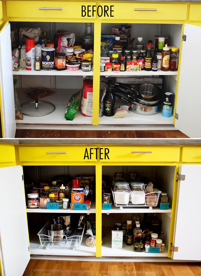 Kitchen Cabinet Organizing Products
 Get Organized Kitchen Cabinets – A Beautiful Mess