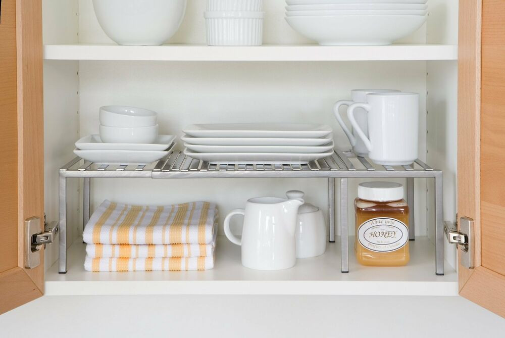 Kitchen Cabinet Shelves Organizer
 Kitchen Cabinet Expandable Shelf Organizer Dish Cup Can