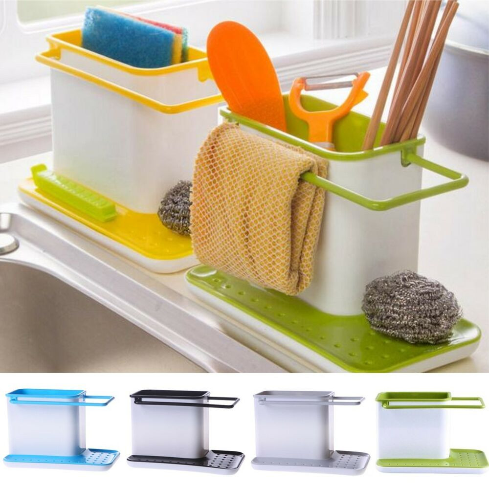 Kitchen Caddy Organizer
 UK Plastic Racks Organizer Cabinet Kitchen Sink Caddy