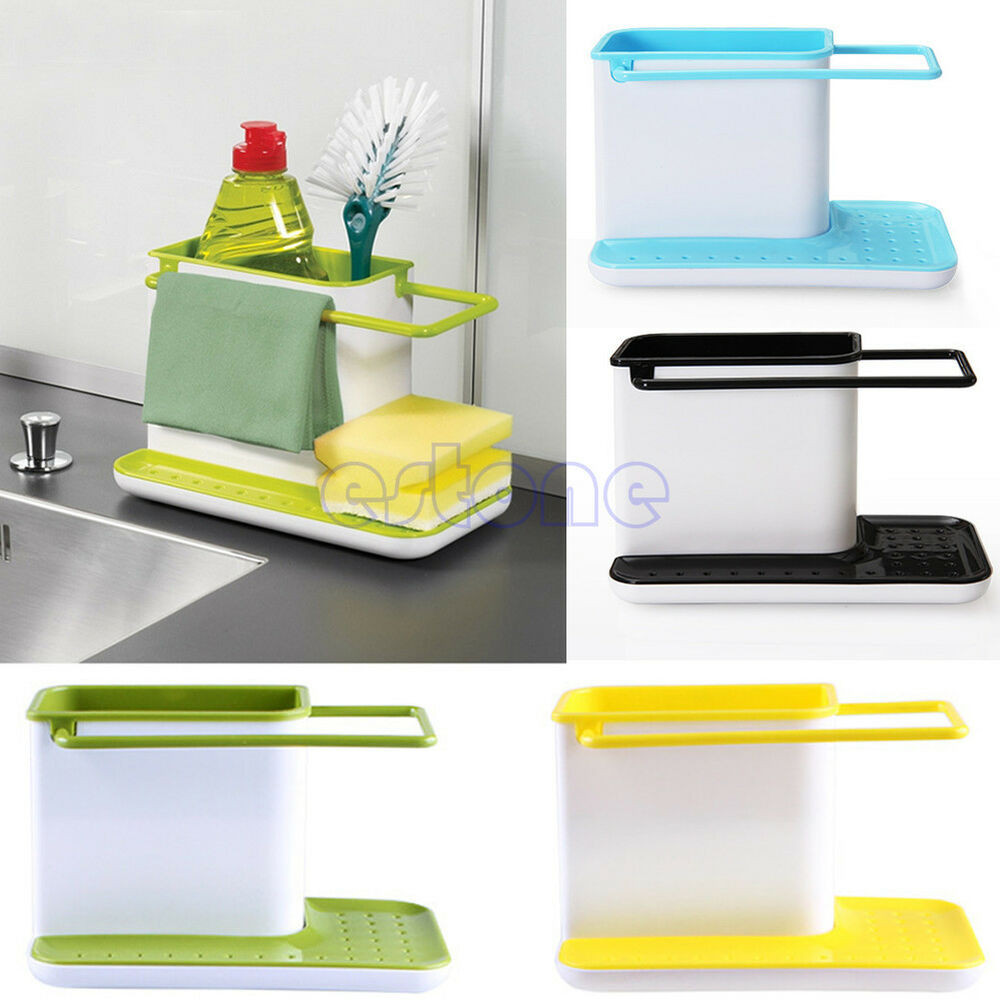 Kitchen Caddy Organizer
 Plastic Racks Organizer Caddy Storage Kitchen Sink