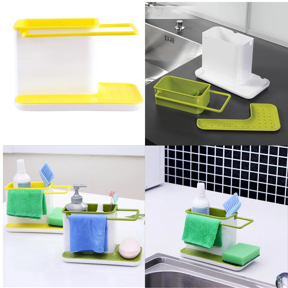 Kitchen Caddy Organizer
 Plastic Racks Organizer Caddy Storage Kitchen Sink Utensil