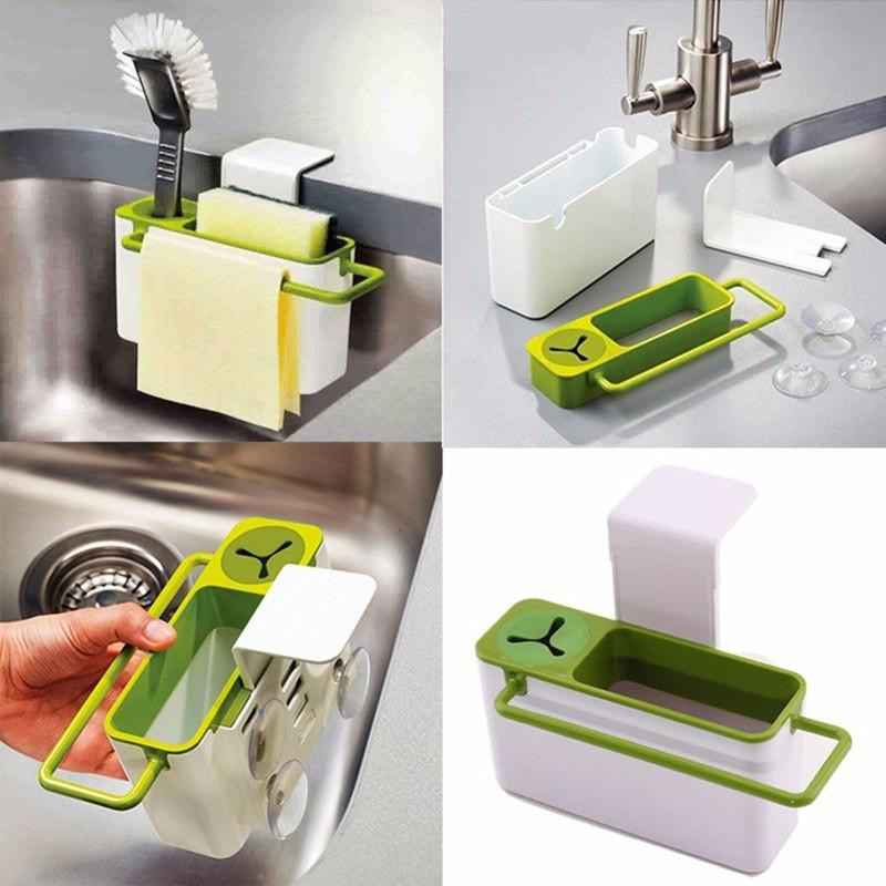 Kitchen Caddy Organizer
 Anti Bacterial Plastic Kitchen Sink Caddy Organizer Sponge