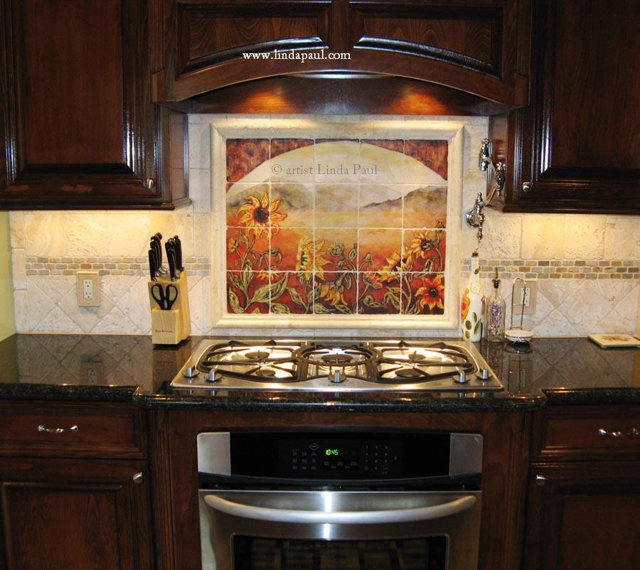 Kitchen Ceramic Tile Backsplash Ideas
 About our Tumbled Stone Tile Mural Backsplashes and accent