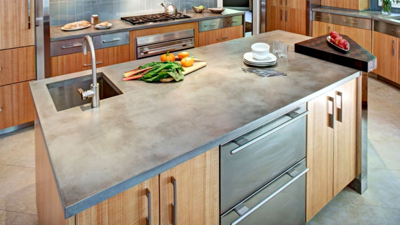 Kitchen Concrete Countertop
 28 Concrete Countertop Ideas