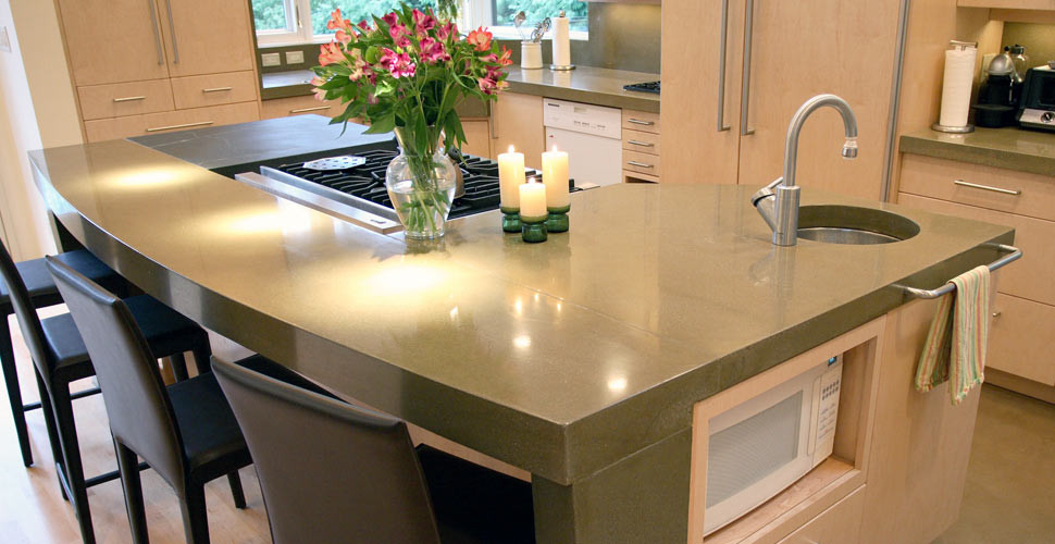 Kitchen Concrete Countertop
 Kitchen Countertop Buyer s Guide Remodeling Expense