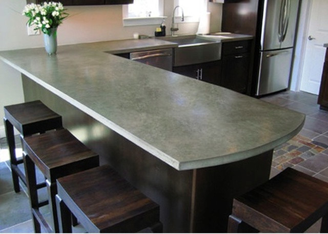 Kitchen Concrete Countertop
 39 Minimalist Concrete Kitchen Countertop Ideas