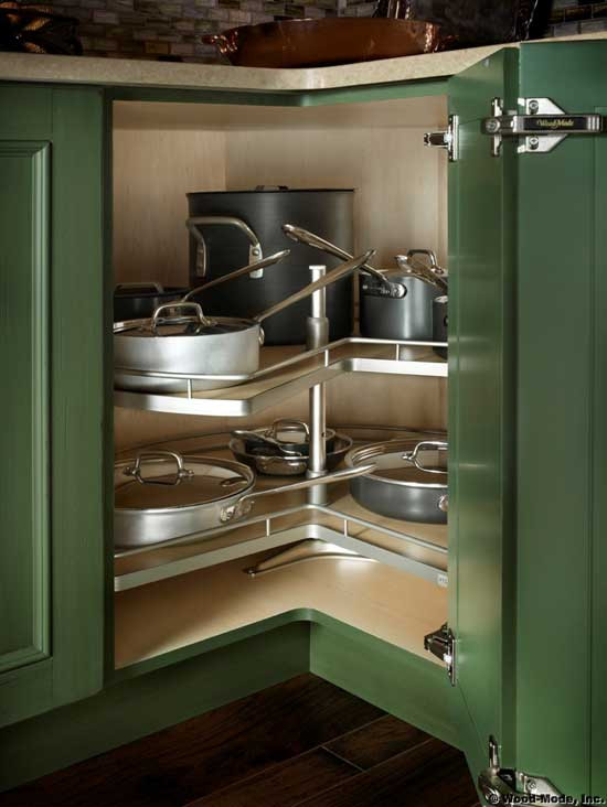 Kitchen Corner Cabinet Organization
 Kitchen Storage Solutions