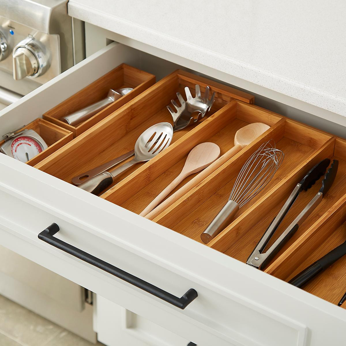 Kitchen Drawer Storage
 Bamboo Kitchen Drawer Starter Kit