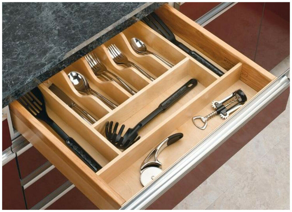 Kitchen Drawer Storage
 Kitchen Drawer Cabinet Storage Organizer Holder Tray