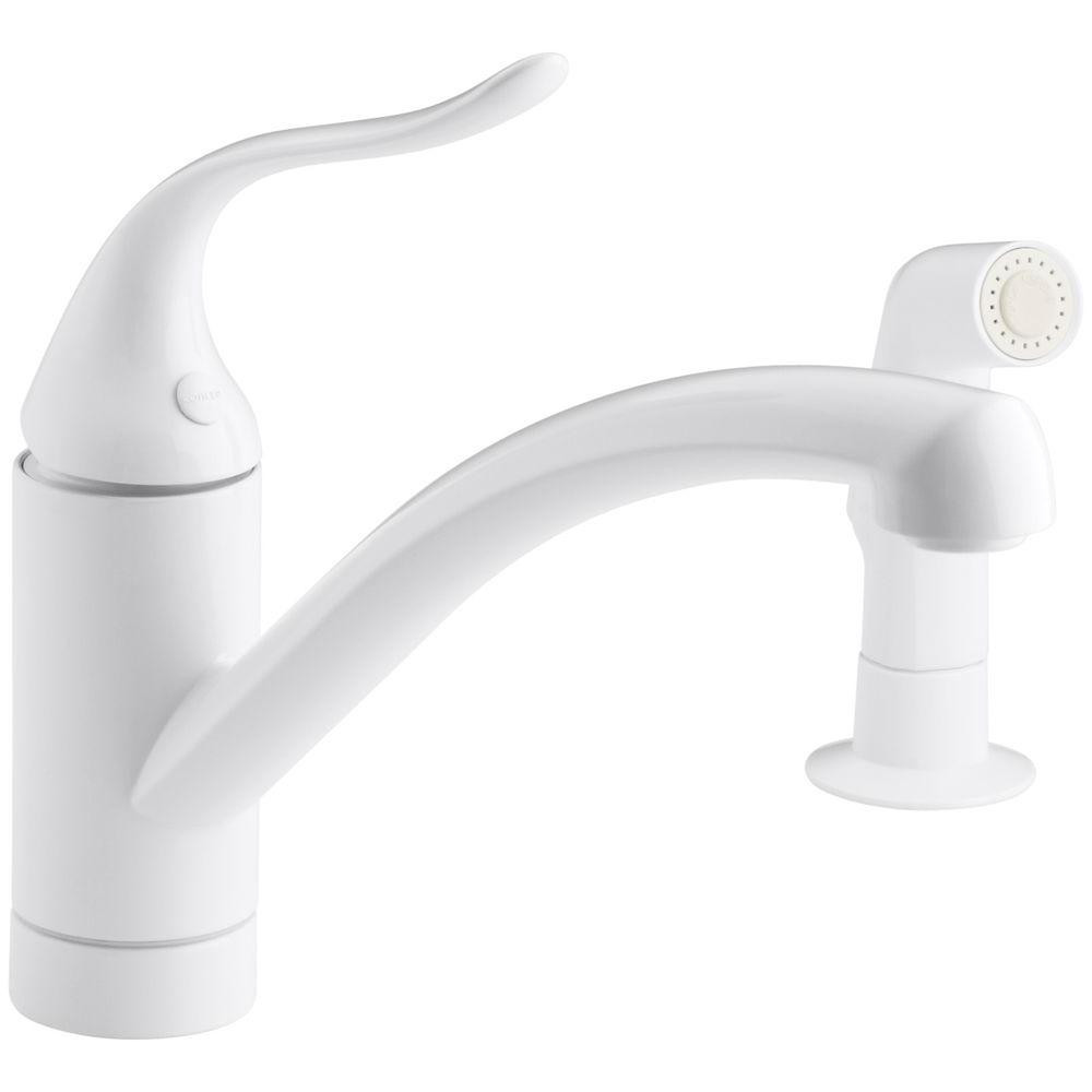 Kitchen Faucets White
 25 Luxury White Single Hole Kitchen Faucet