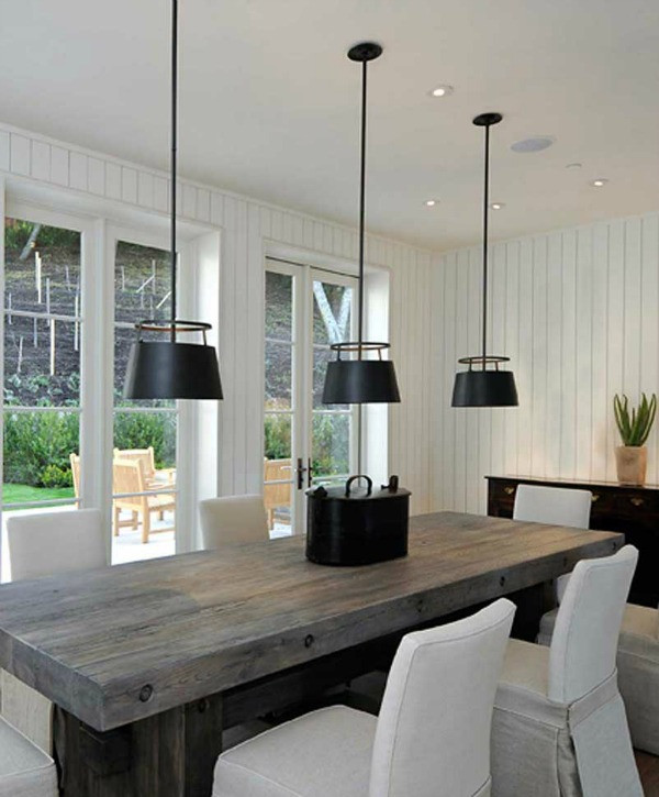 Kitchen Hanging Lights Over Table
 Kitchen Inspiration Cone Pendant Lighting