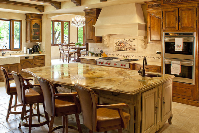 Kitchen Island With Granite Countertop
 Stunning Kitchen Granite Counter Island Traditional