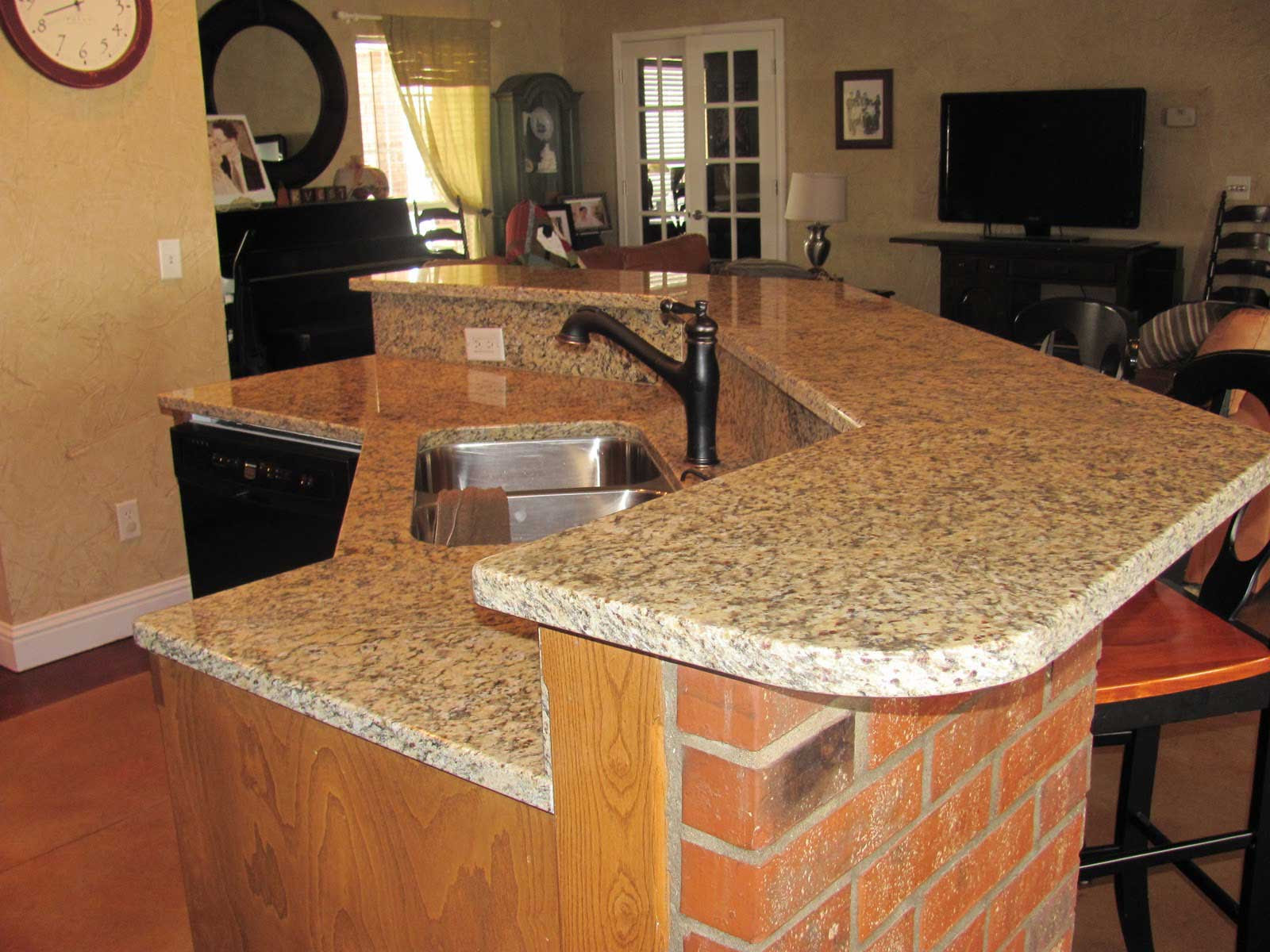 Kitchen Islands Granite Countertops
 Granite Counter Tops for Beautiful Kitchen Island in