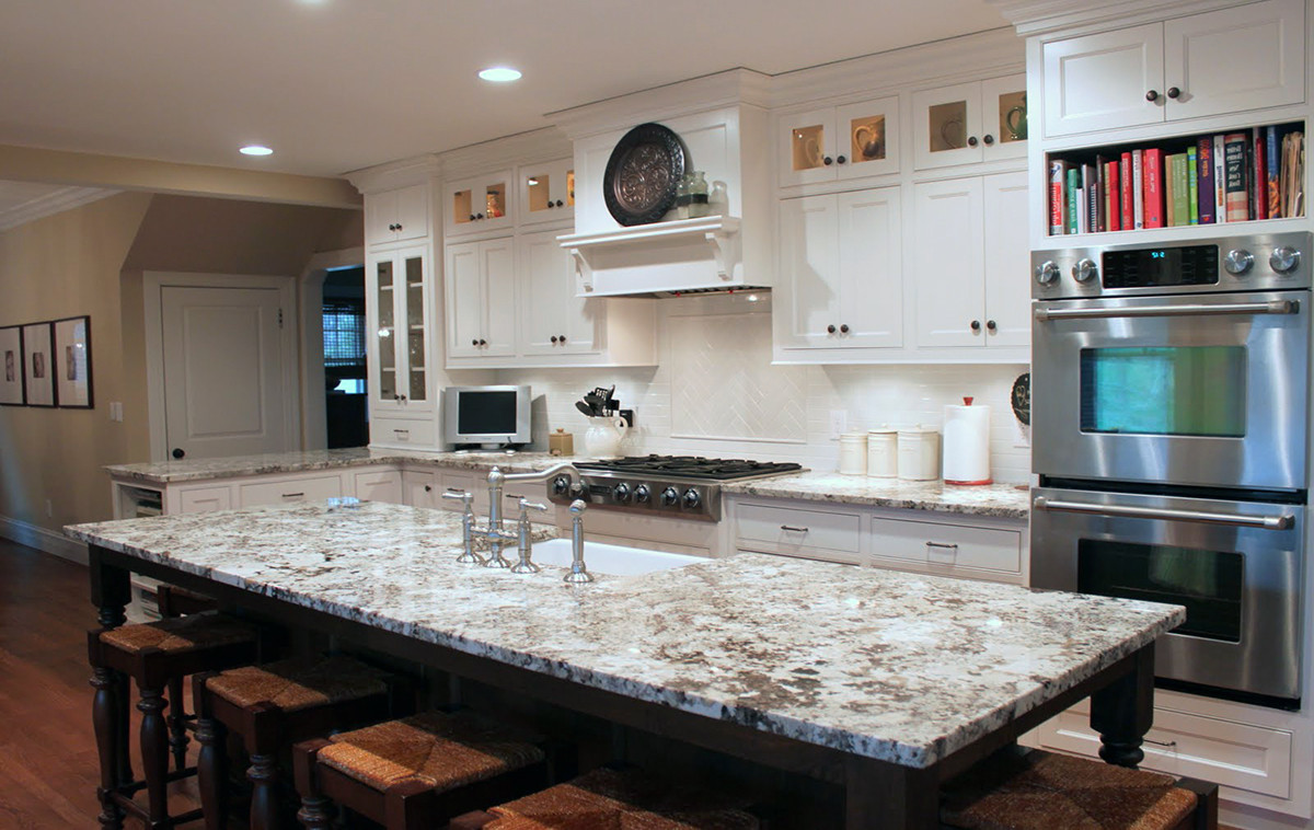 Kitchen Islands Granite Countertops
 Delicatus White Granite