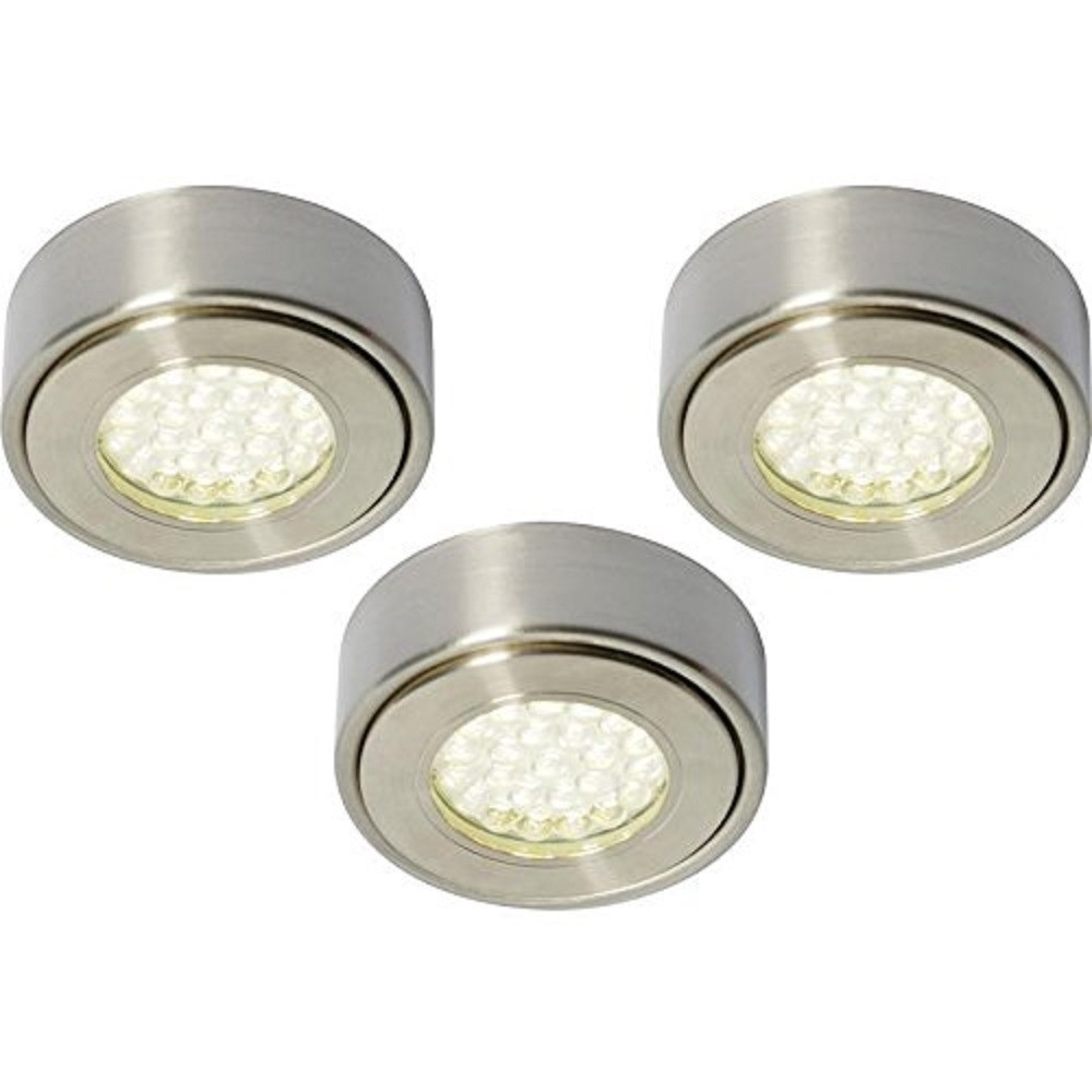 Kitchen Led Lights Under Cabinet
 Round LED Under Kitchen Cupboard Cabinet Lights in a