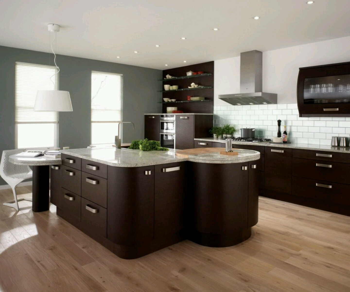 Kitchen Modern Designs
 New home designs latest Modern home kitchen cabinet