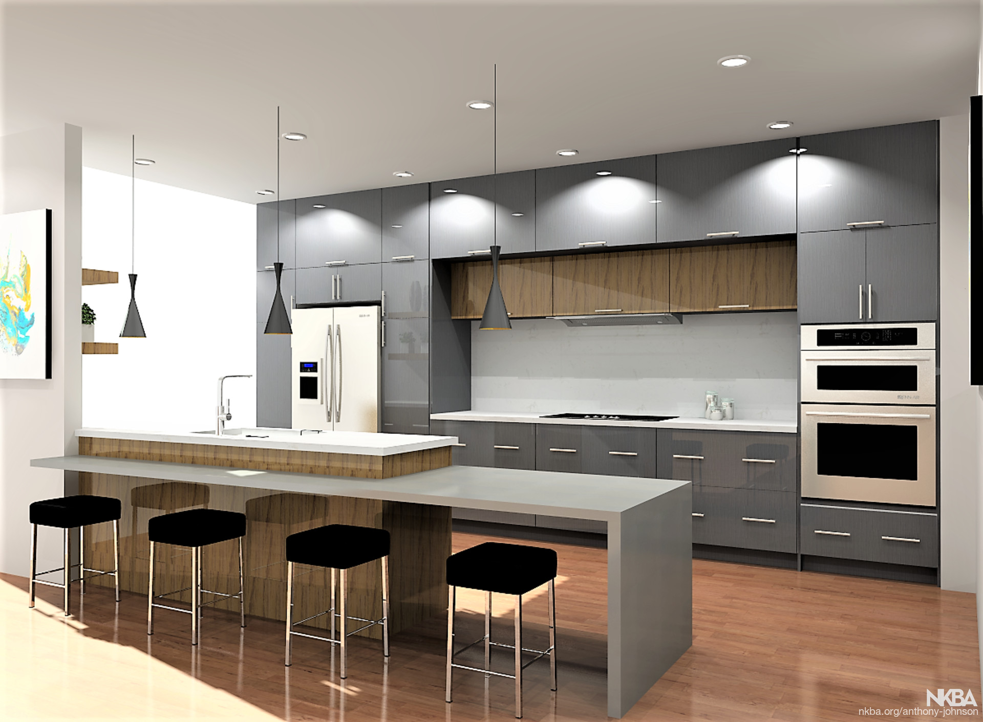 Kitchen Modern Designs
 Modern Kitchen Design Hollywood NKBA