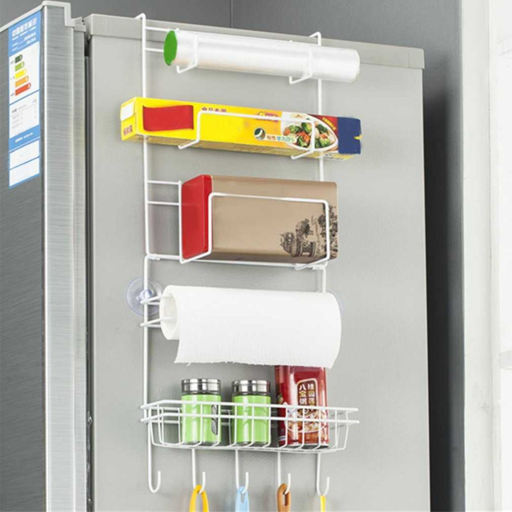 Kitchen Organizer Shelf
 Multi layer Refrigerator Side Holder Kitchen Organizer