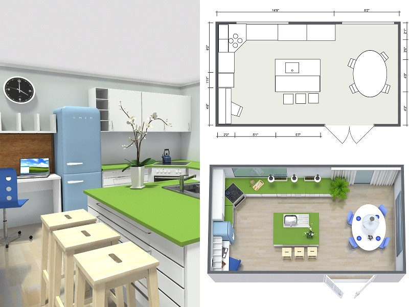 Kitchen Remodel Planner
 Plan Your Kitchen with RoomSketcher