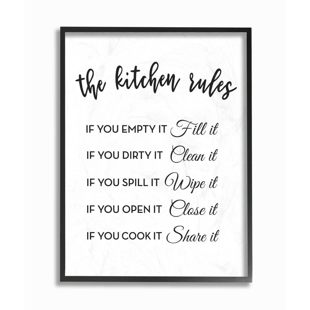 Kitchen Rules Wall Decor
 The Stupell Home Decor Collection 11 in x 14 in "The