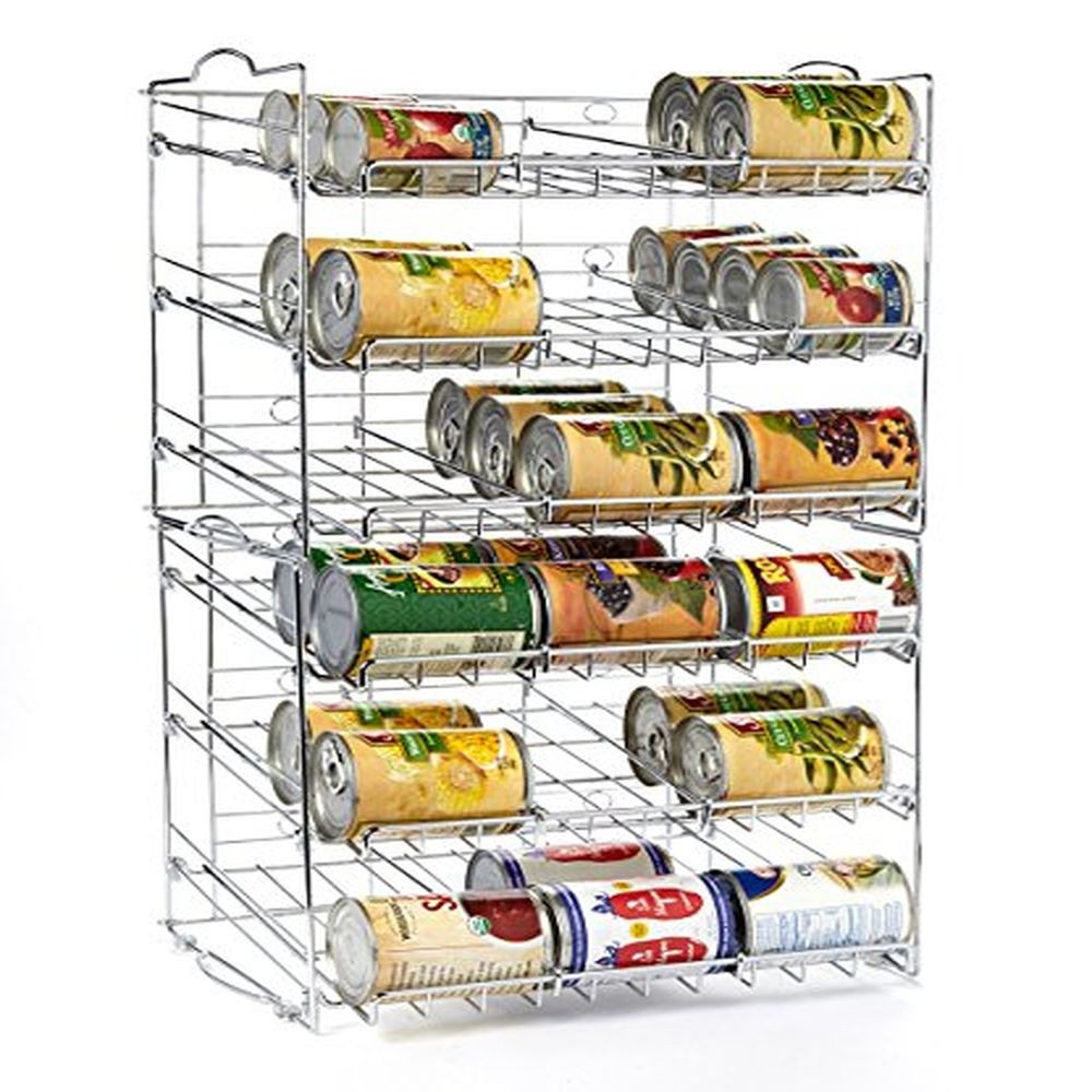 Kitchen Shelf Organizers
 Can Rack 36 Holder Organizer Storage Kitchen Shelf Food