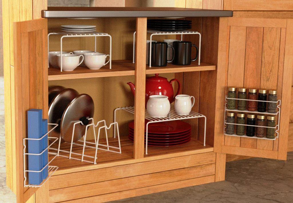 Kitchen Shelf Organizers
 Organizing Free Cluttered Kitchen Atorage Ideas MidCityEast