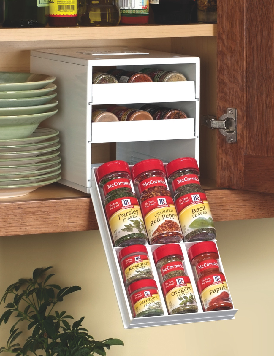 Kitchen Spice Organizer
 New SpiceStack Spice Rack Helps Not So Organized Cooks