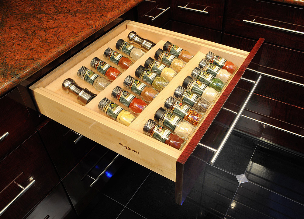 Kitchen Spice Organizer
 In Drawer Spice Racks Ideas for High fortable Cooking