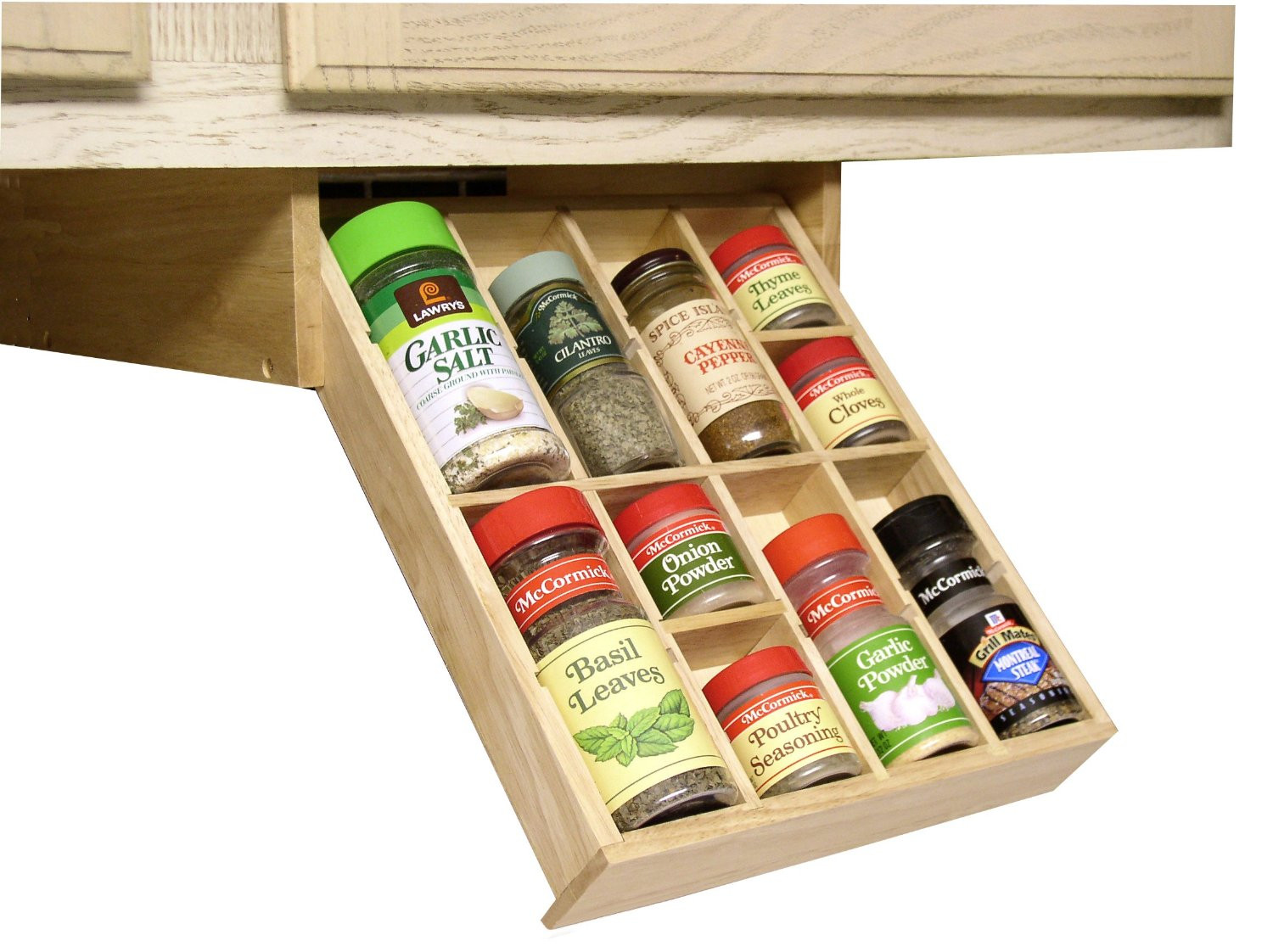 Kitchen Spice Organizer
 Under Cabinet Spice Rack A Smart Solution For Your