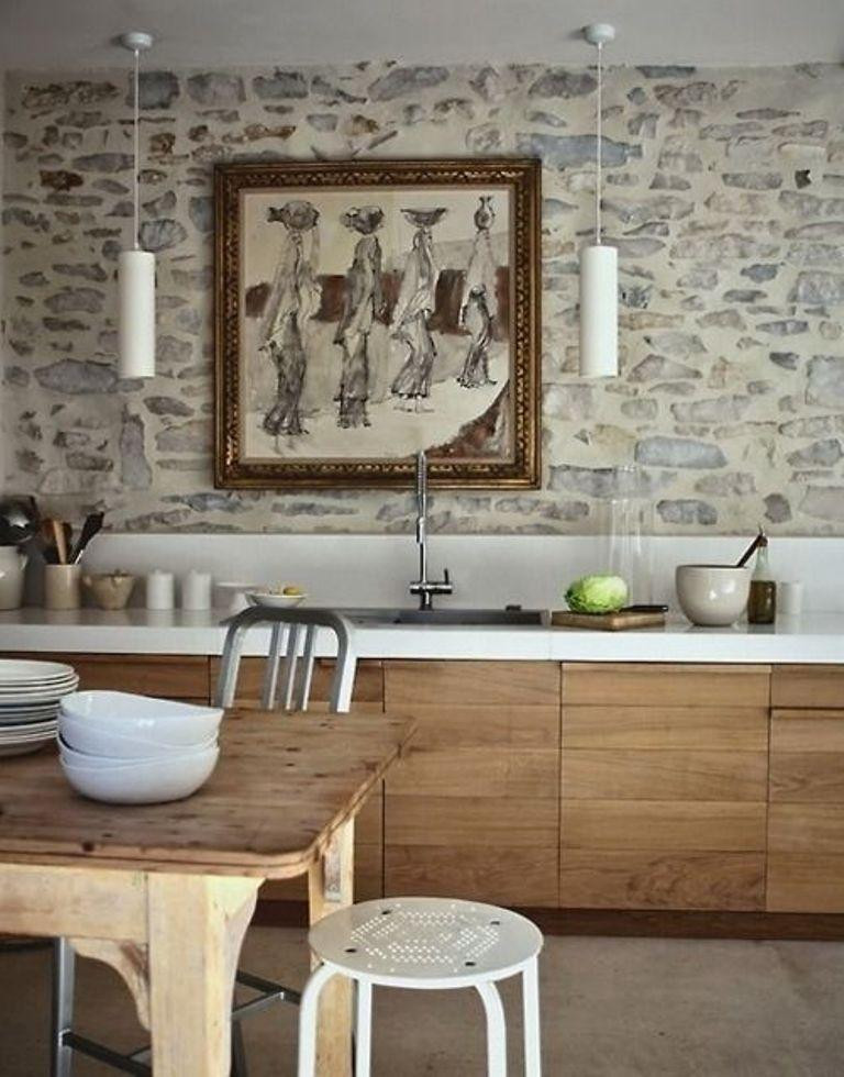 Kitchen Stone Wall
 15 Natural Kitchen Designs with Stone Wall Rilane