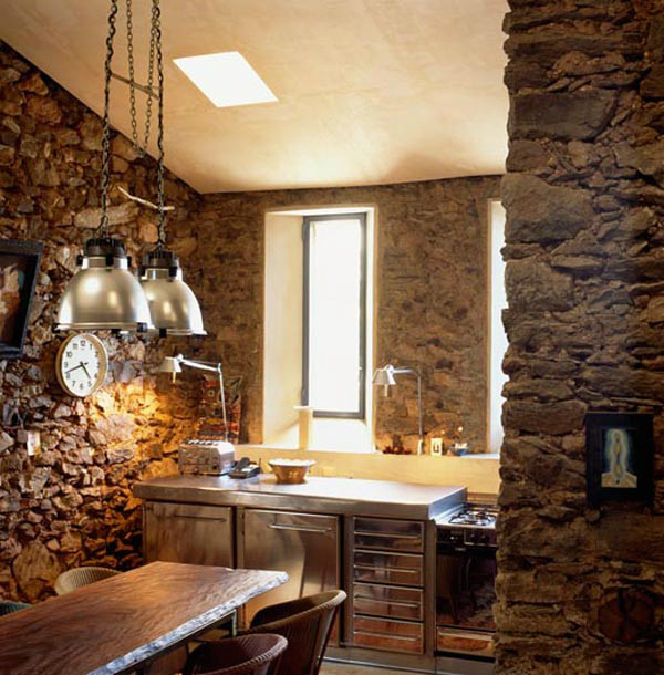 Kitchen Stone Wall
 43 Kitchen Design Ideas with Stone Walls Decoholic
