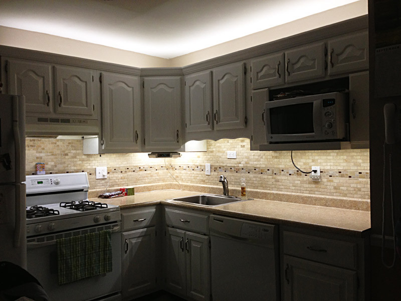 Kitchen Strip Lights Under Cabinet
 Single Color LED Strip Lighting Kit 5m Under Cabinet LED