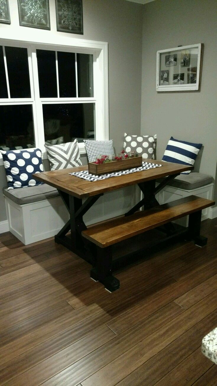 Kitchen Tables With Storage Benches
 Interior Makes Great Use Corner Spaces With Corner
