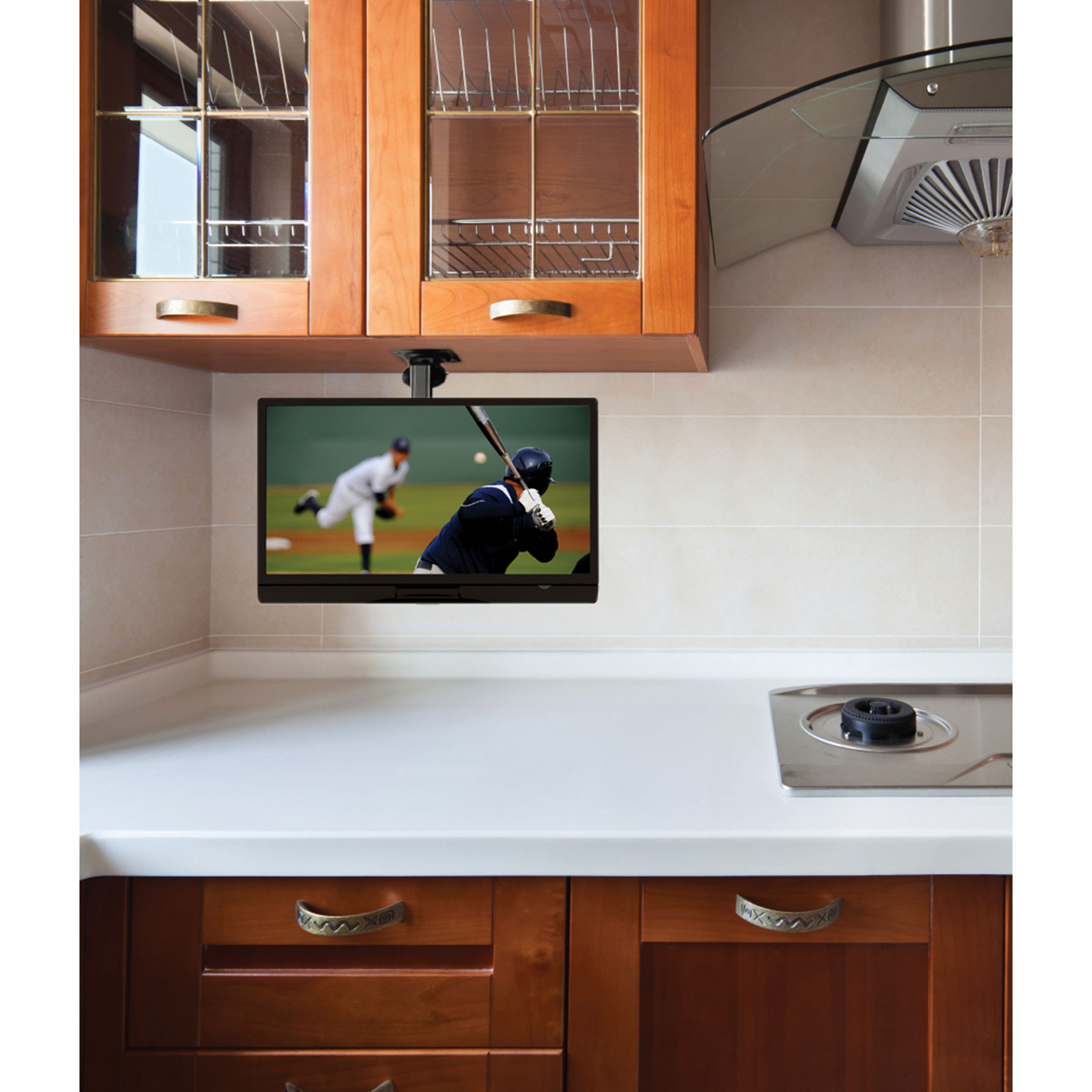 Kitchen Televisions Under Cabinet
 Parts Express Folding LCD TV Mount