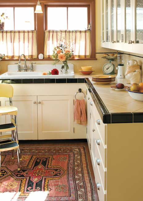 Kitchen Tile Countertop
 Today s Use of Tile in Classic Kitchens Old House line