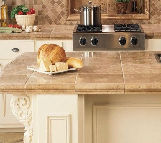 Kitchen Tile Countertop
 Hot Décor Trend 24 Tile Kitchen Countertops DigsDigs