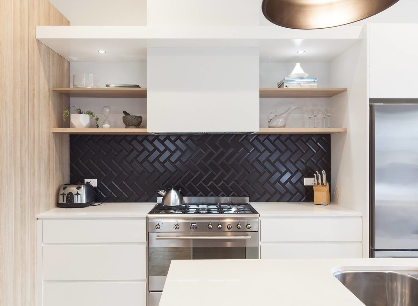 Kitchen Tile Grout
 Kitchen Trend We Love Black Tiles with Black Grout