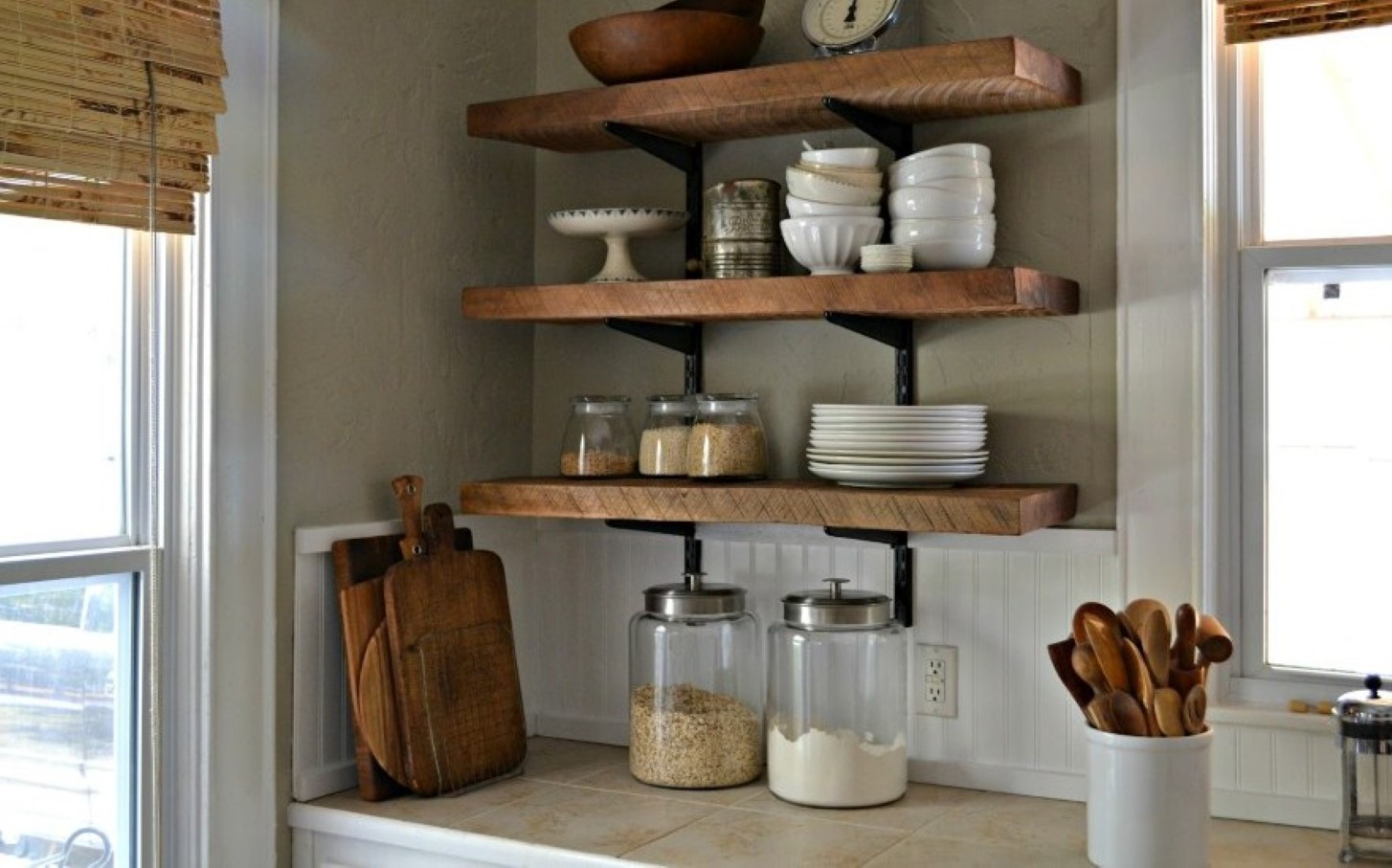 Kitchen Wall Shelves
 Go Creative with DIY Wall Shelves in Your Interior – HomesFeed