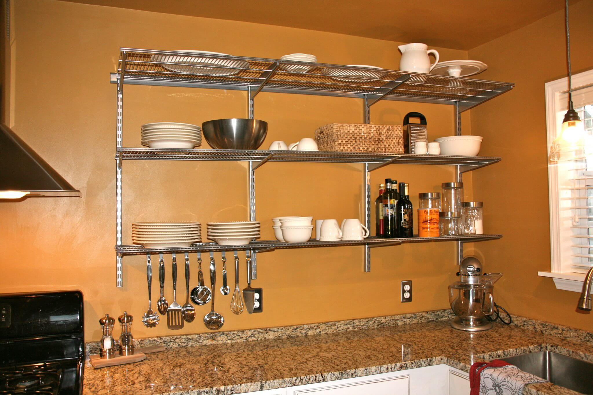 Kitchen Wall Shelves
 Best Ideas about Wire Wall Racks TheyDesign