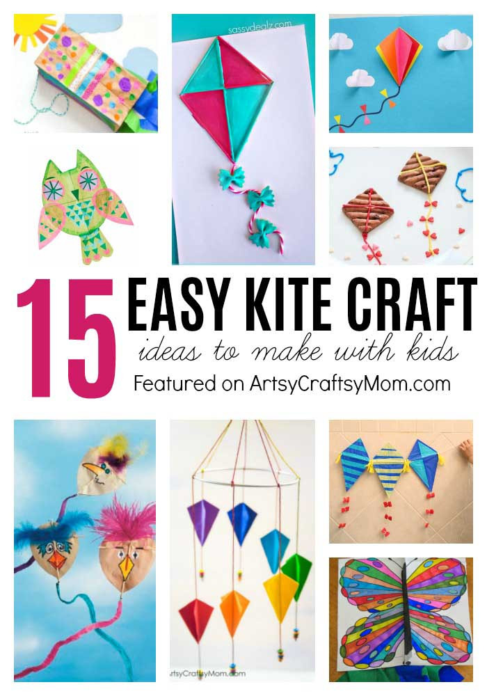 Kite Crafts For Kids
 15 Easy Kite Craft Ideas for Kids Artsy Craftsy Mom
