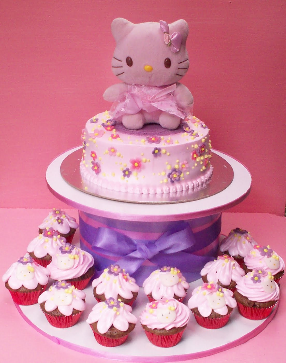 Kitty Birthday Cake
 PaupiCakes Hello Kitty First Birthday Cake