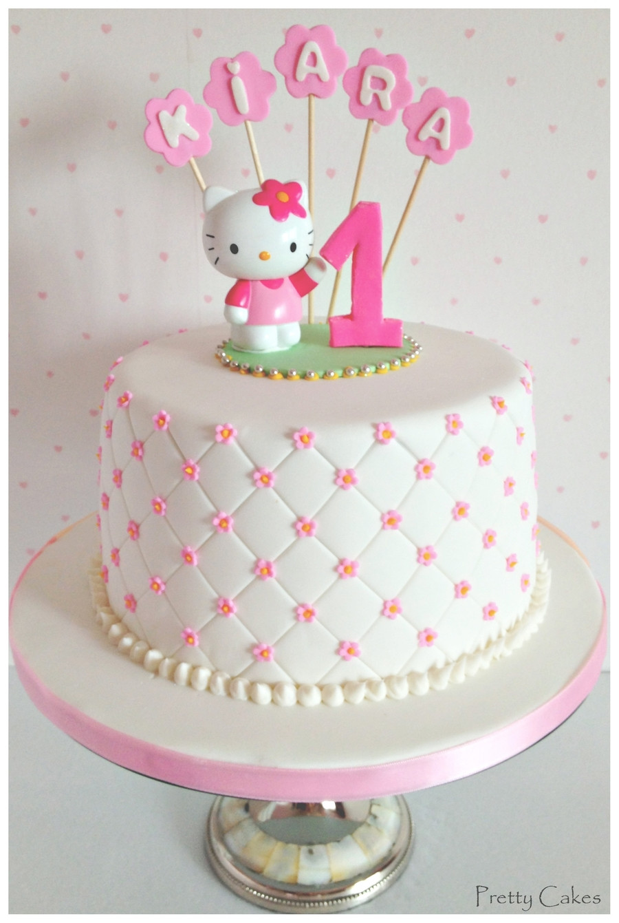 Kitty Birthday Cake
 Hello Kitty 1Rst Birthday CakeCentral